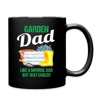 Garten Papa Lustiger Spruch Geschenk Herren - Tasse einfarbig - Schwarz - Rechts
