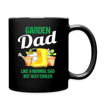 Garten Papa Lustiger Spruch Geschenk Herren - Tasse einfarbig - Schwarz - Rechts