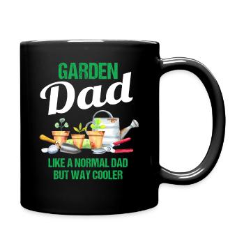 Garten Papa Lustiger Spruch Geschenk Herren - Tasse einfarbig - Schwarz - Rechts
