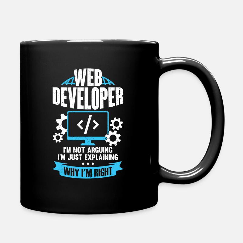 Drôle de web design Profession Web Designer Cadeau - Mug uni - noir