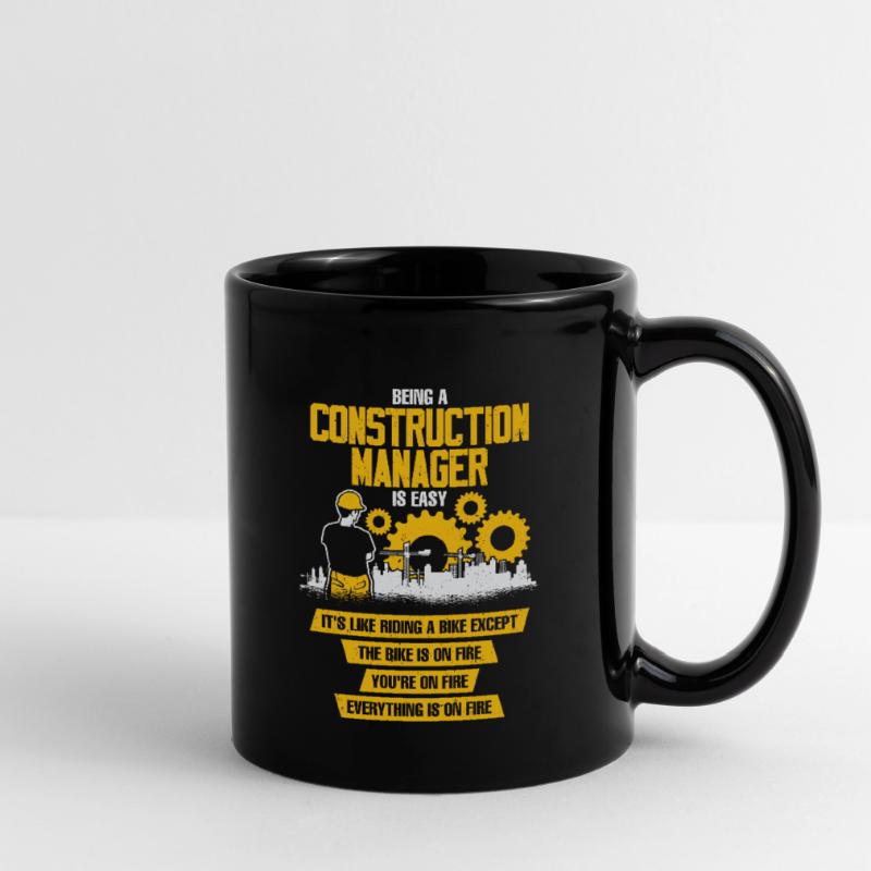 Construction Site Profession Construction Manager Construction Manager Gift Full Colour Mug