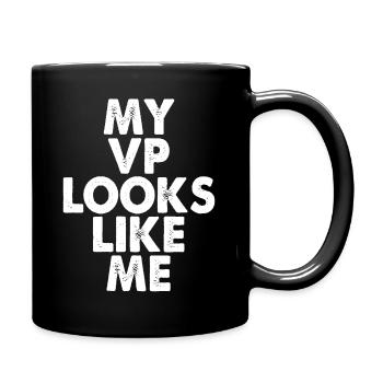 My VP Looks Like Me Kamala Harris Feminist - Full Colour Mug - black - Right