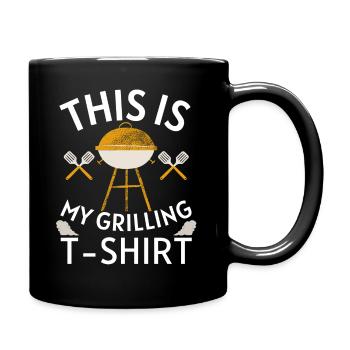 CECI EST MON T-SHIRT GRILL - Mug uni - noir - Droite