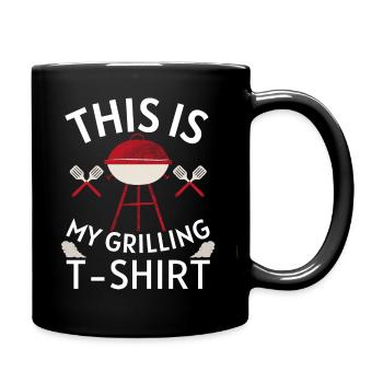 CECI EST MON T-SHIRT GRILL - Mug uni - noir - Droite