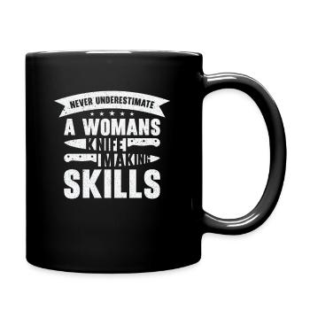 Knifemaking Knife Making Bladesmith Smithing Knife - Full Colour Mug - black - Right