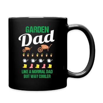 Garten Papa Lustiger Spruch Geschenk Herren - Tasse einfarbig - Schwarz - Rechts