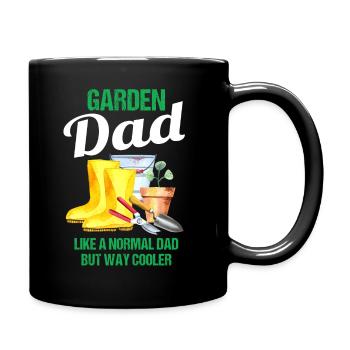 Garten Papa Lustiger Spruch Geschenk Herren - Tasse einfarbig - Schwarz - Rechts
