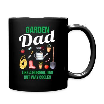Garten Papa Lustiger Spruch Geschenk Herren - Tasse einfarbig - Schwarz - Rechts
