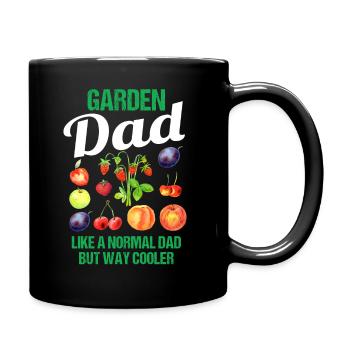 Garten Papa Lustiger Spruch Geschenk Herren - Tasse einfarbig - Schwarz - Rechts