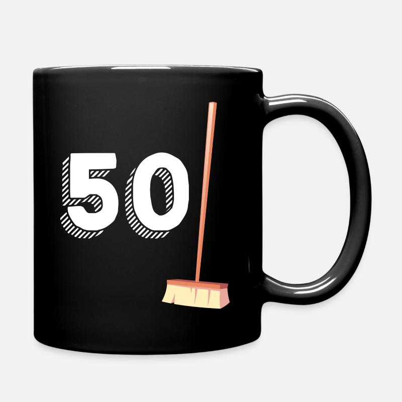50 Balais Cadeau Humour Original Anniversaire - Mug uni - noir