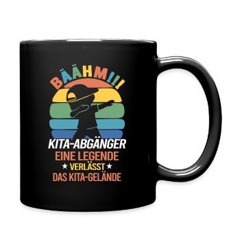Kita Abgänger 2026 Abschied Kindergarten - Tasse einfarbig - Schwarz - Rechts