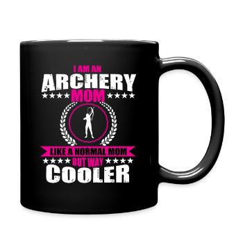 Archery Mom - Full Colour Mug - black - Right