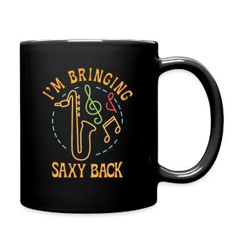 Musique Saxophone Musique classique Saxophoniste - Mug uni - noir - Droite