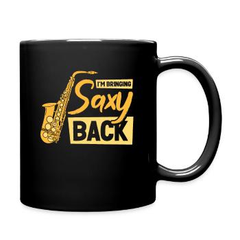 Musique Saxophone Musique classique Saxophoniste - Mug uni - noir - Droite