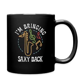 Musique Saxophone Musique classique Saxophoniste - Mug uni - noir - Droite