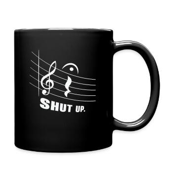 Fermata Compositeur de musique Écrivant un symbole musical - Mug uni - noir - Droite