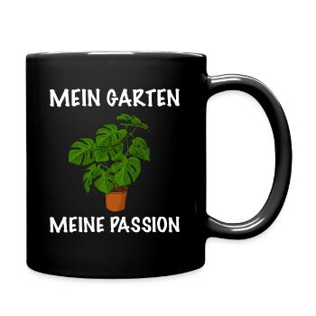 Gärtnerin Pflanzen Passion - Tasse einfarbig - Schwarz - Rechts