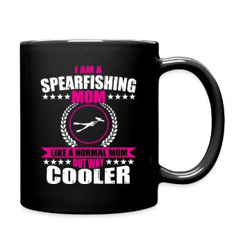 Spearfishing Mama - Full Colour Mug - black - Right