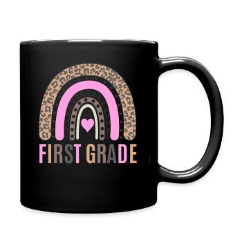 First grade teachers back to school - Full Colour Mug - black - Right