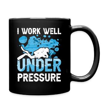 Plongeurs Plongée en haute mer - Mug uni - noir - Droite