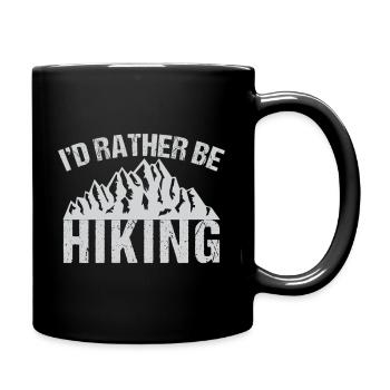 Id Rather Be Hiking - Mug uni - noir - Droite