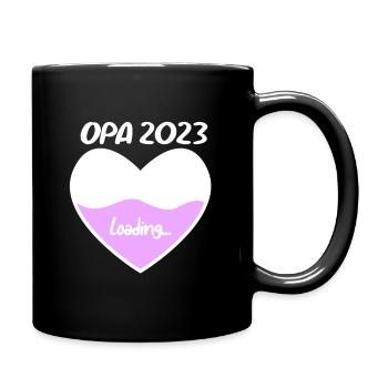 Opa 2023 loading - Tasse einfarbig - Schwarz - Rechts