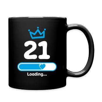 21st birthday 21 years gift ideas - Full Colour Mug - black - Right