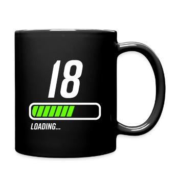 Faisceau de chargement du 18e anniversaire - Mug uni - noir - Droite