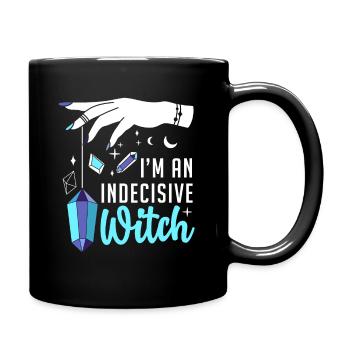 Witch Pendulum Divination Fortune Tellers - Full Colour Mug - black - Right