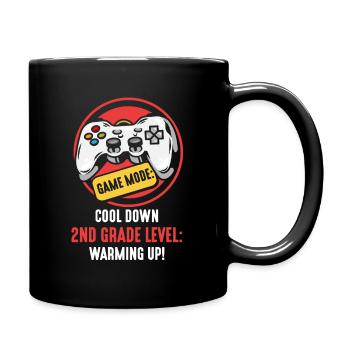 Enfants Retour à l’école Mode Joueur 2ème Année Niveau - Mug uni - noir - Droite