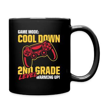 Enfants Retour à l’école Mode Joueur 2ème Année Niveau - Mug uni - noir - Droite