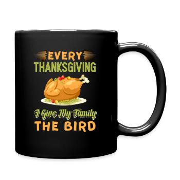 Happy ThanksGiving Family - thanks giving - Tasse einfarbig - Schwarz - Rechts