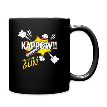 Kappow Bullets Gun Explosion Big bang Esthétique - Mug uni - noir - Droite