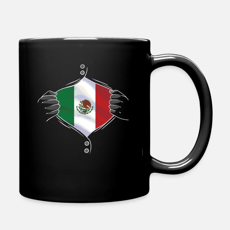 mexico flag proud - Tasse einfarbig - Schwarz