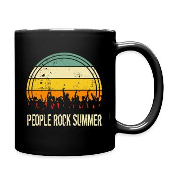 People Rock Summer Rock Vêtements Vintage tendance - Mug uni - noir - Droite