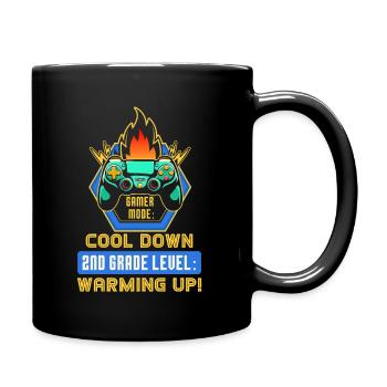 Enfants Retour à l’école Mode Joueur 2ème Année Niveau - Mug uni - noir - Droite