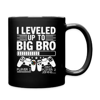 J'ai Atteint Le Niveau De Frère 2023 - Mug uni - noir - Droite