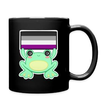 Froggy Ace - Full Colour Mug - black - Right