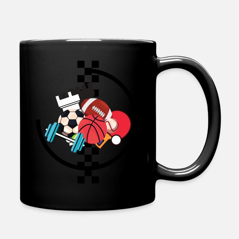 Sport Frei - Tasse einfarbig - Schwarz