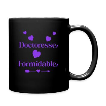 Cadeau femme doctoresse formidable - Mug uni - noir - Droite