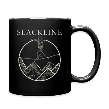 Slackline Slackline Vintage pour Slackliner - Mug uni - noir - Droite