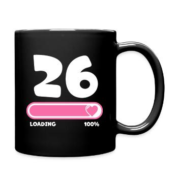 26ème anniversaire 26 ans - Mug uni - noir - Droite