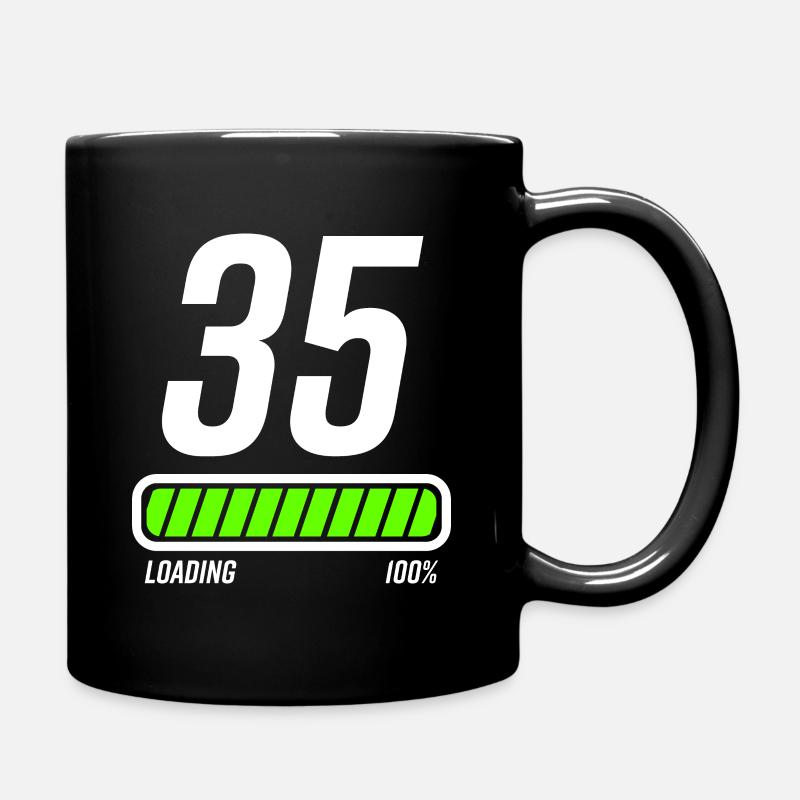 35th anniversary - Full Colour Mug - black