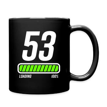 53 years 53rd birthday gift - Full Colour Mug - black - Right