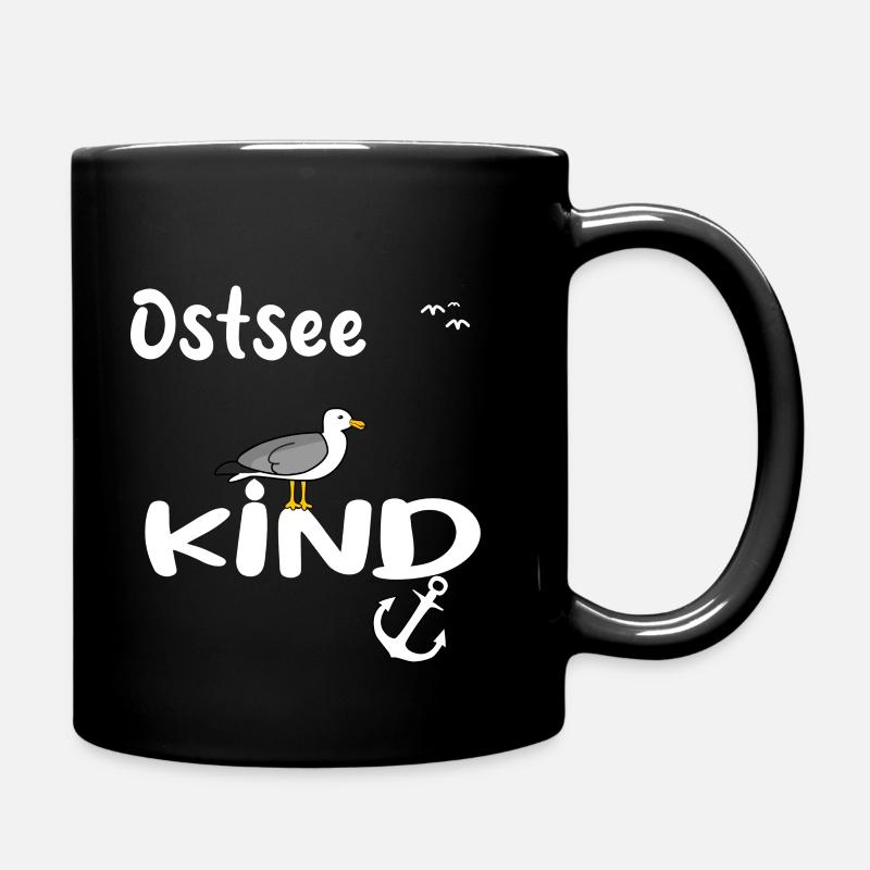 Ostsee Kind - Tasse einfarbig - Schwarz