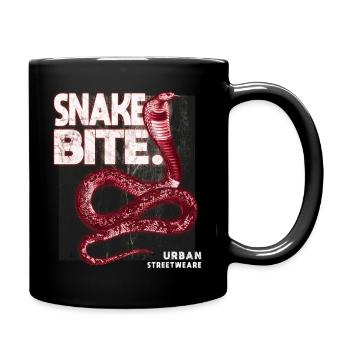 Snake Bite Streetwear Shirt - Full Colour Mug - black - Right