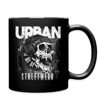 Skull Urban Streetwear - Full Colour Mug - black - Right