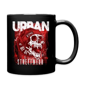 Skull Urban Streetwear - Full Colour Mug - black - Right