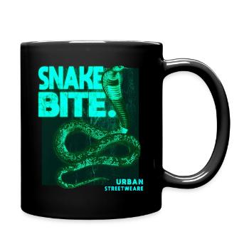 Snake Bit Streetwear - Tasse einfarbig - Schwarz - Rechts