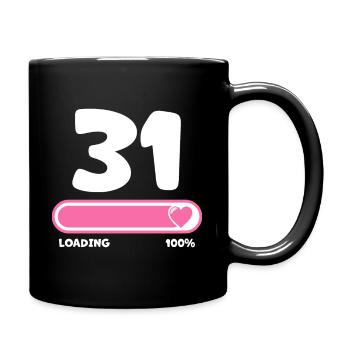31e anniversaire 31 ans - Mug uni - noir - Droite